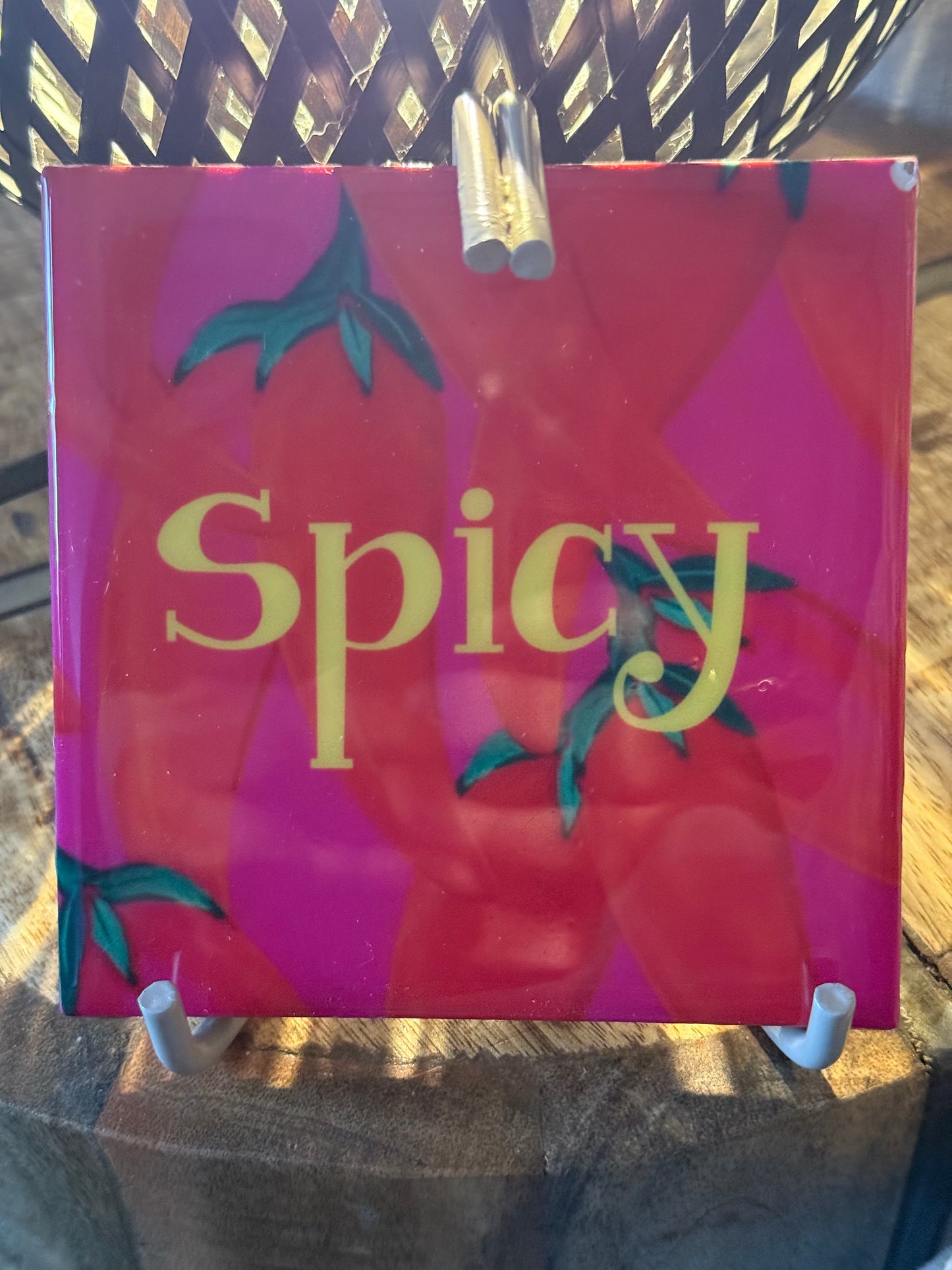 Tegeltje - Spicy zonder standaard